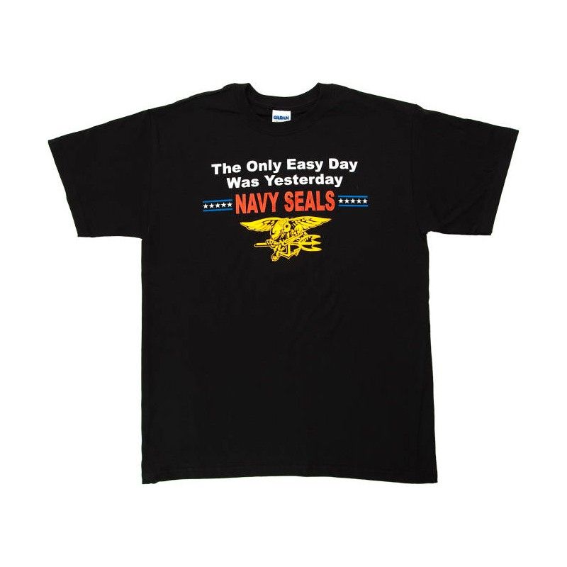 US Navy SEALs T-Shirt 'Easy Day' Black