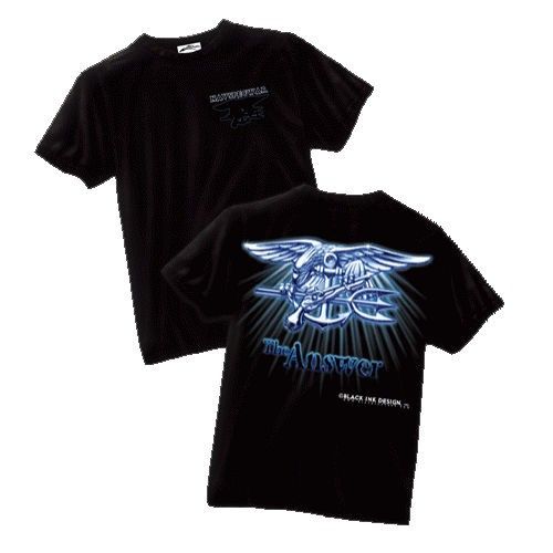 US Navy SEALs 'The Answer' T-Shirt Black