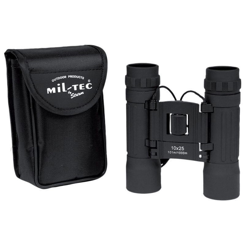 Κιάλια Mil-Tec "Black Gen.II Collapsible Binocular 10X25"