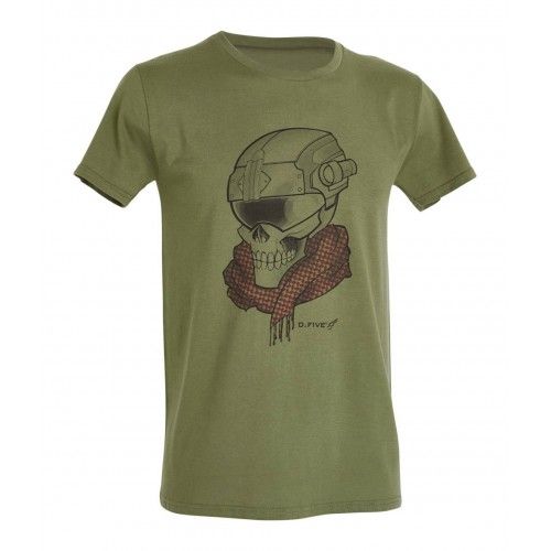 Μπλουζάκι T-Shirt D.Five Chest Skull With Helmet