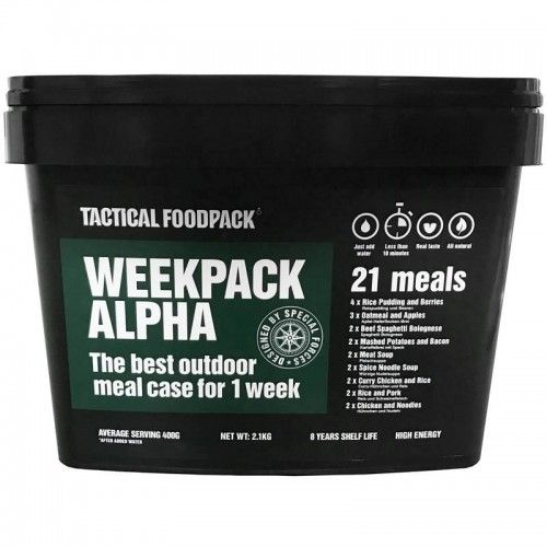Γεύματα Εκτάκτου Ανάγκης Week Pack Alpha Tactical FoodPack