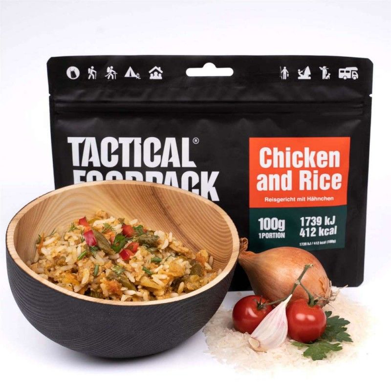 Γεύμα Εκτάκτου Ανάγκης TACTICAL FOODPACK Κοτόπουλο Με Ρύζι
