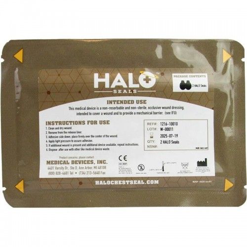 Θωρακική Σφραγίδα Halo Chest Seals - Two Pack