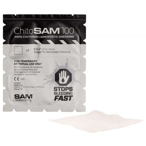Αιμοστατική Γάζα Chito SAM 100 Single Ply Hemostatic Dressing