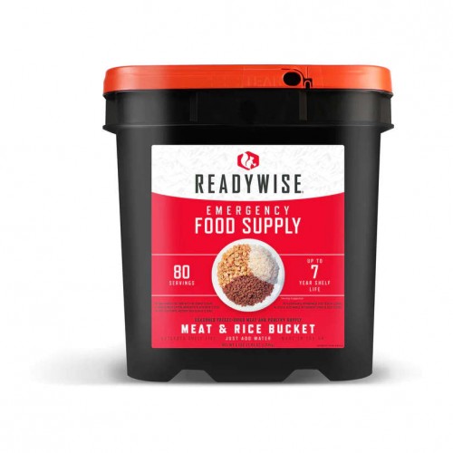 Γεύματα Εκτάκτου Ανάγκης ReadyWise Meat Bucket and Rice - 80 Servings