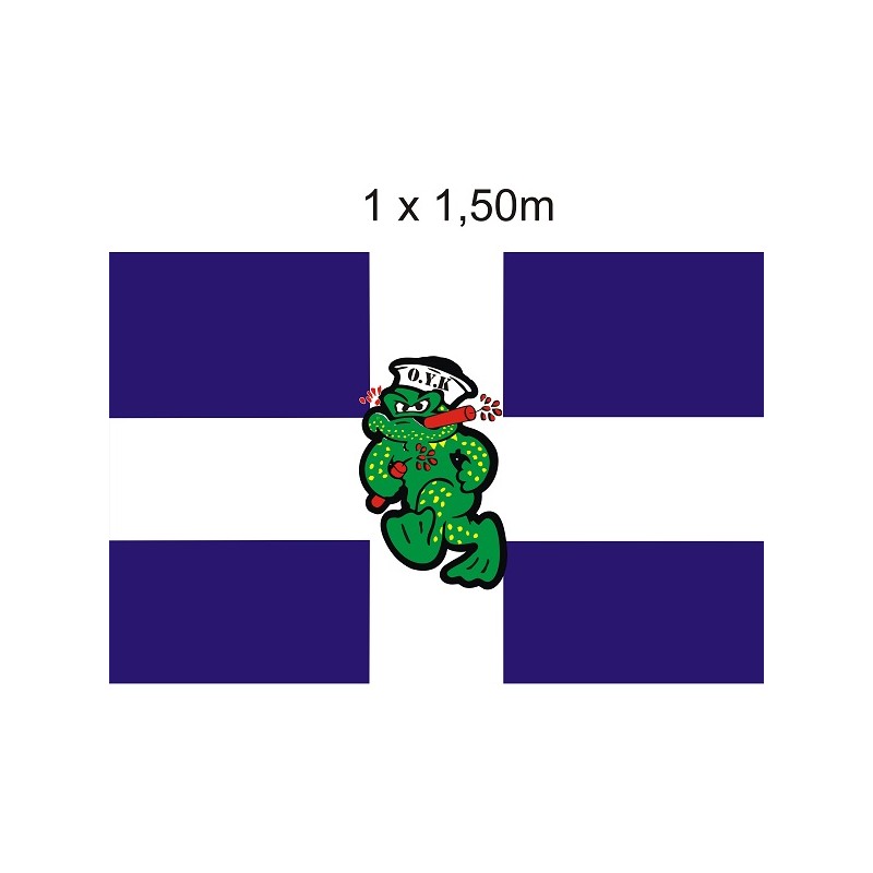 Σημαία με Έμβλημα Βάτραχο O.Y.K