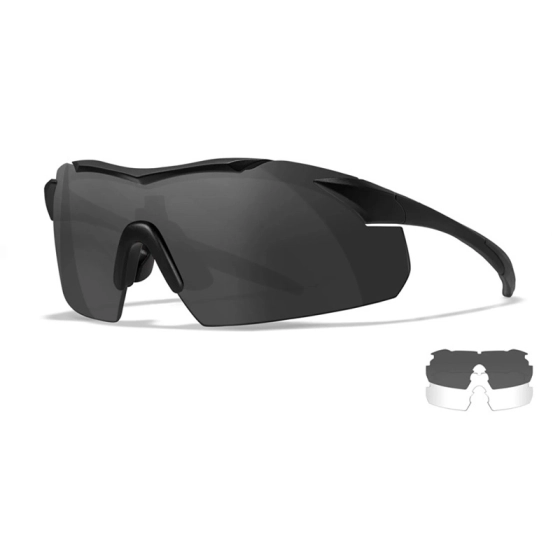 Αντιβαλλιστικά Γυαλιά Ηλίου Wiley-X VAPOR Grey/Clear Matte Black Frame
