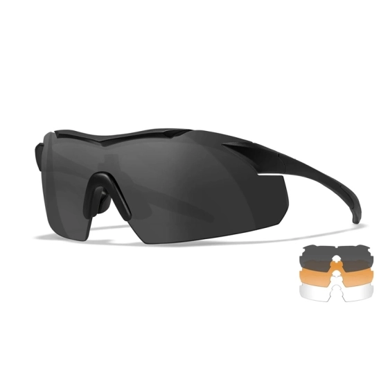 Γυαλιά ηλίου Wiley X VAPOR Grey/Clear/Light Rust Matte Black Frame