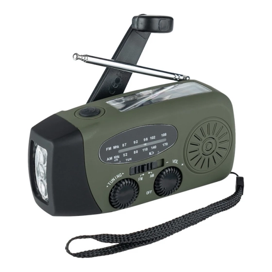 Ραδιόφωνο Έκτακτης Ανάγκης Fosco Emergency Crank Radio