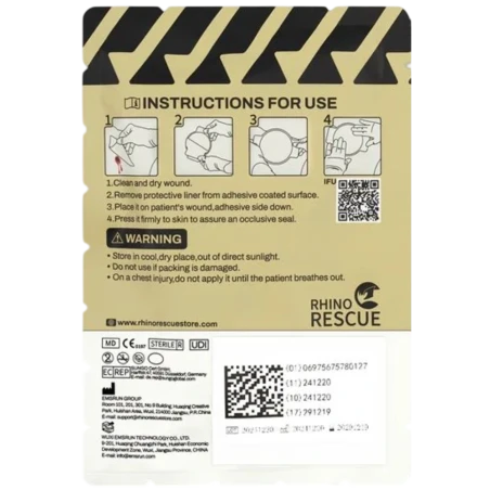 Θωρακική Σφραγίδα Rhino Rescue 3 Οπών