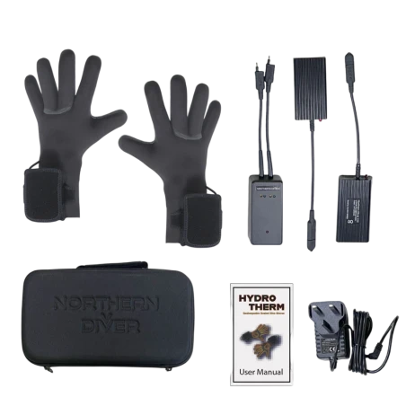 Γάντια Northern Diver HydroTherm Heated Rechargeable Diving Gloves