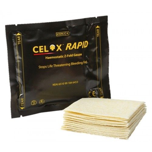 Αιμοστατική Γάζα CELOX Rapid Z-Fold