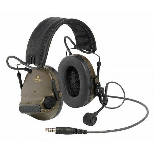 Ακουστικά 3M Peltor ComTac XPI Headset NATO Wired Green