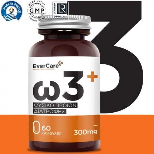 Evercare Omega 3 300 mg 60 κάψουλες