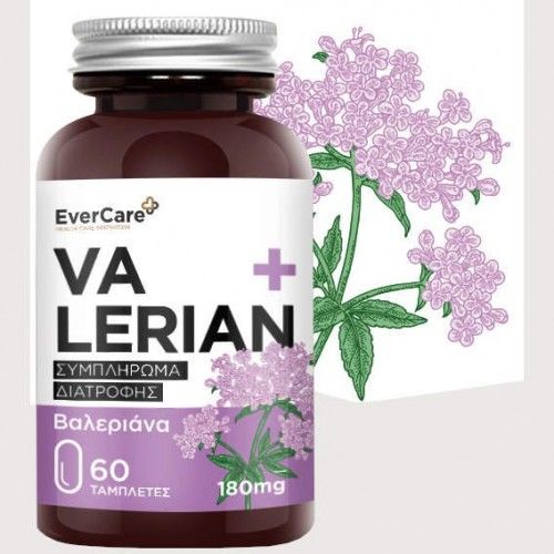 Evercare Valerian 180 mg 60 ταμπλέτες