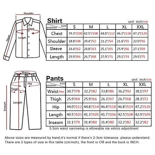 Size chart image